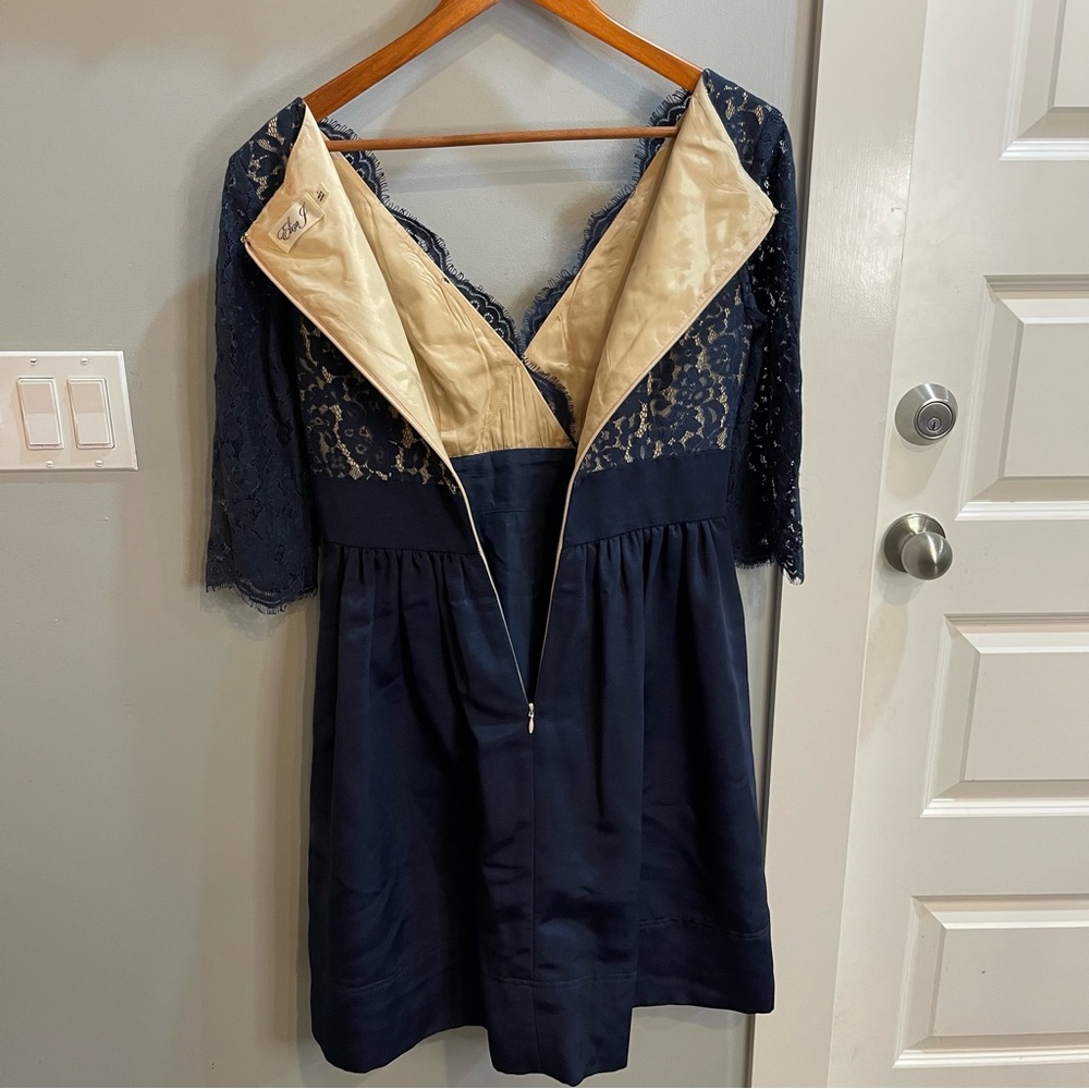 Eliza J Navy Lace Dress - Picture 12 of 16